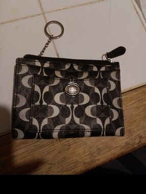 Coach Peyton Dream C Skinny Key Ring Wallet